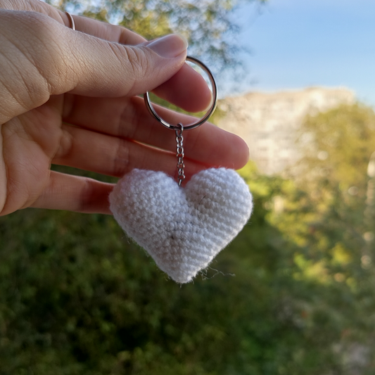 Skeleton Heart Keychain