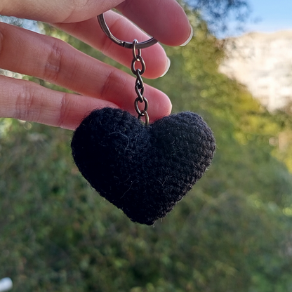 Skeleton Heart Keychain