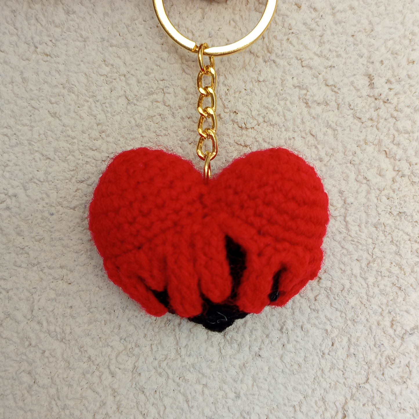Halloween Heart Keychain
