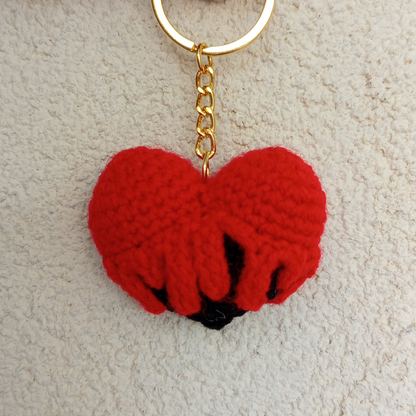 Halloween Heart Keychain