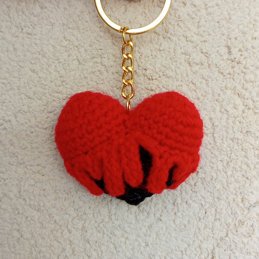 Halloween Heart Keychain