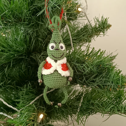 Crochet Grinch Christmas Ornament