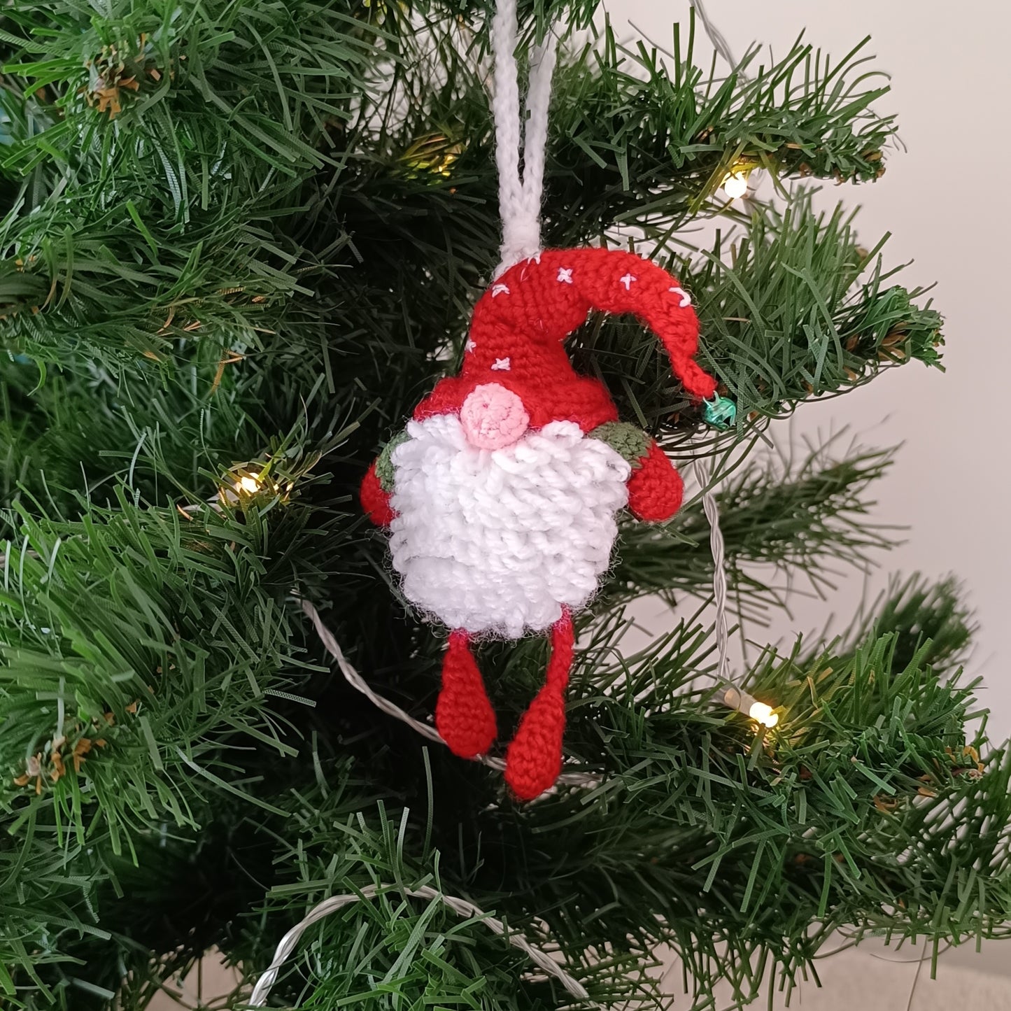 Handmade Festive Gnome Tree Decoration